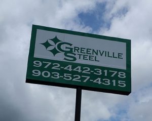 Greenville Steel Sign