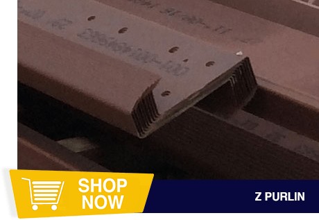Click to view our Z Purlin Product Inventory now available at Eagle National Steel