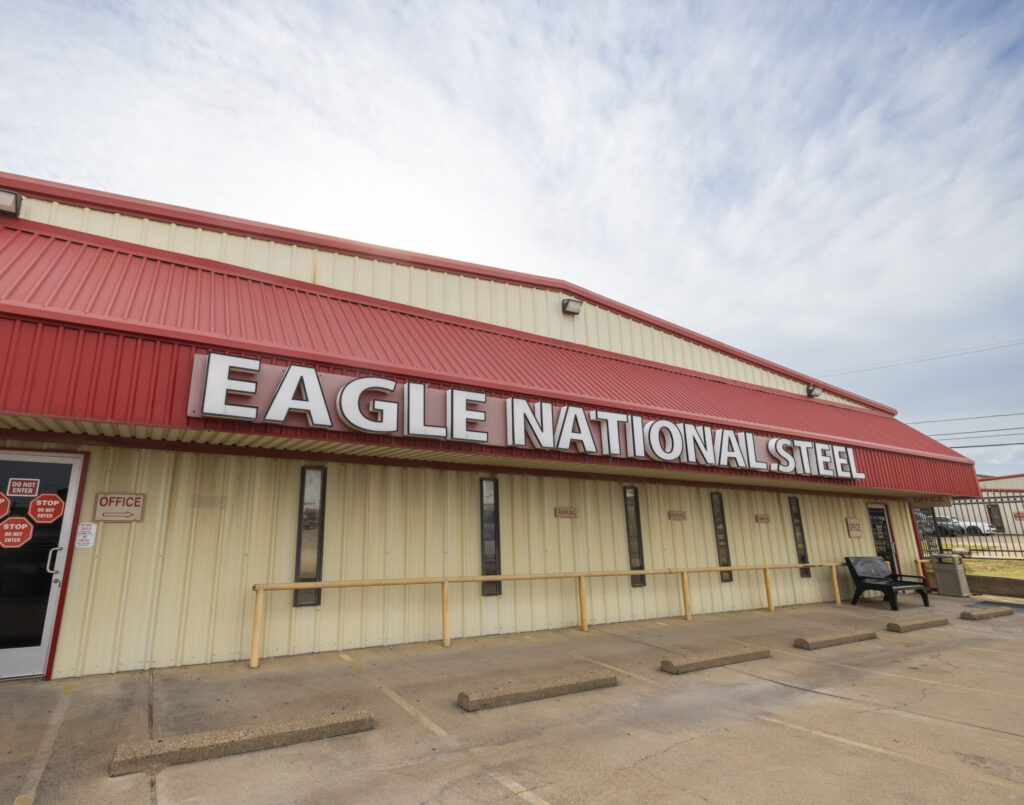 The Eagle National Steel building in Hutchins, TX